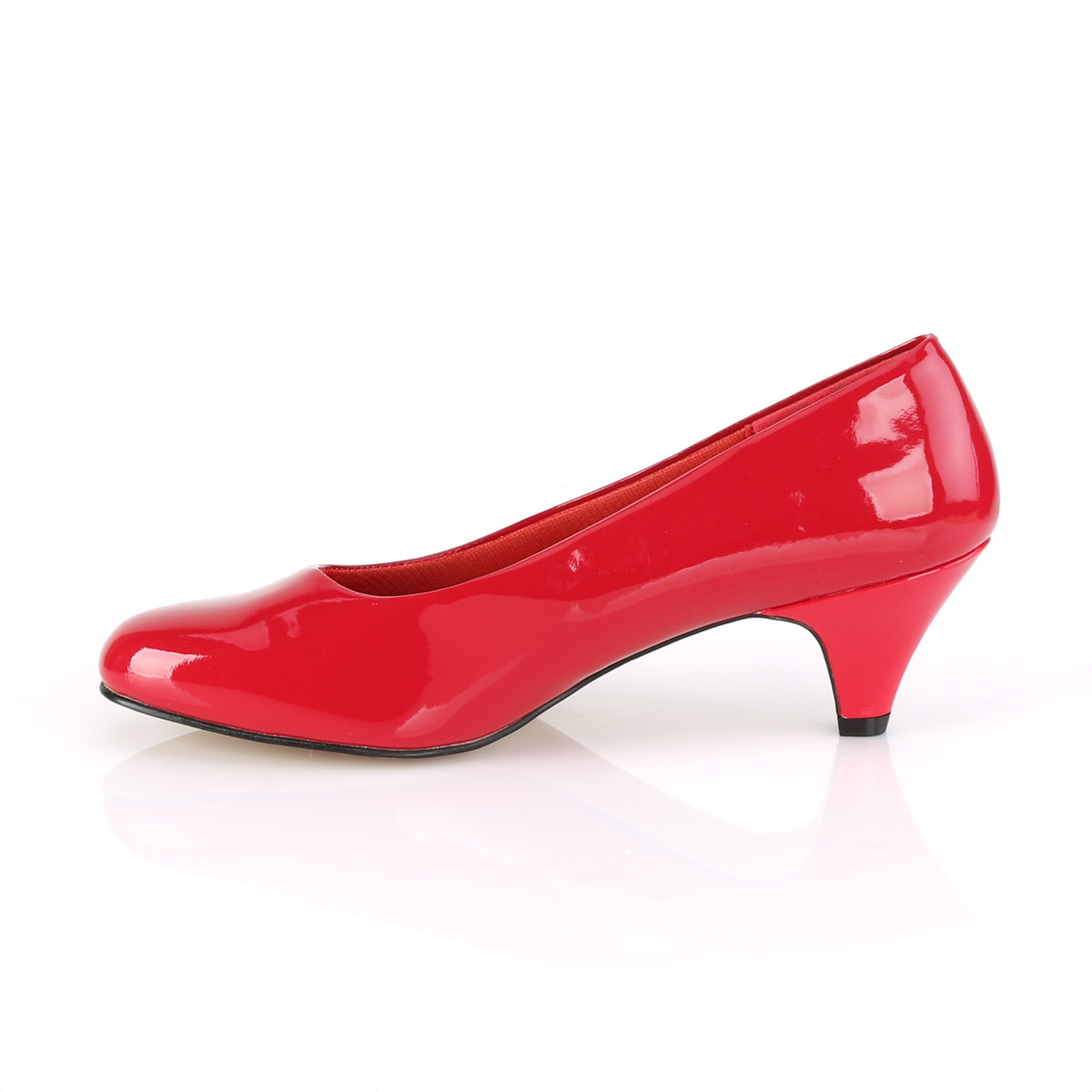 Pleaser Pink Label Fefe-01 R - Shiny Red Stilettos