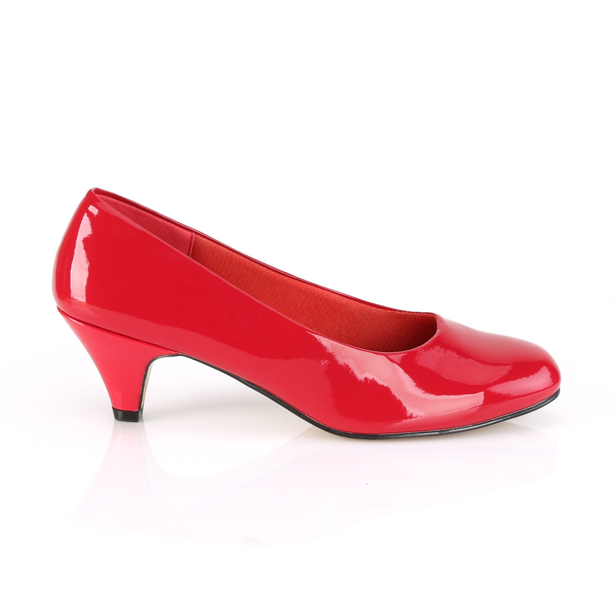 Pleaser Pink Label Fefe-01 R - Shiny Red Stilettos