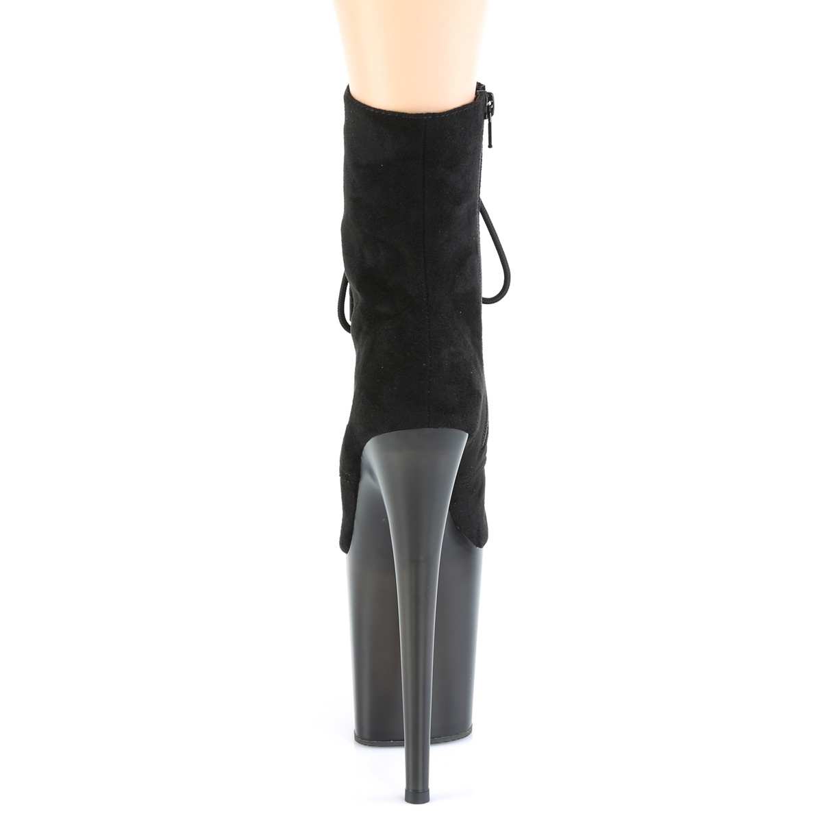 Pleaser Flamingo-1020FST BFS/B - Black High-Platform Ankle Boots