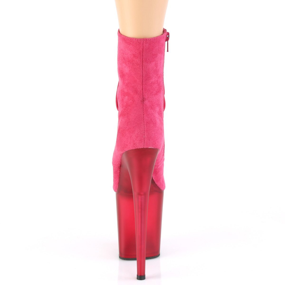 Pleaser Flamingo-1020FST HPFS/HP - Pink High-Platform Ankle Boots