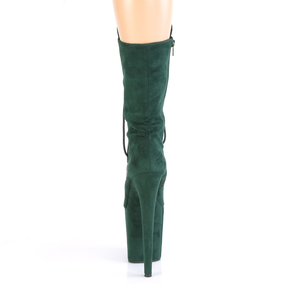 Pleaser Flamingo-1050FS EMGNFS/M - Green High-Platform Ankle Boots