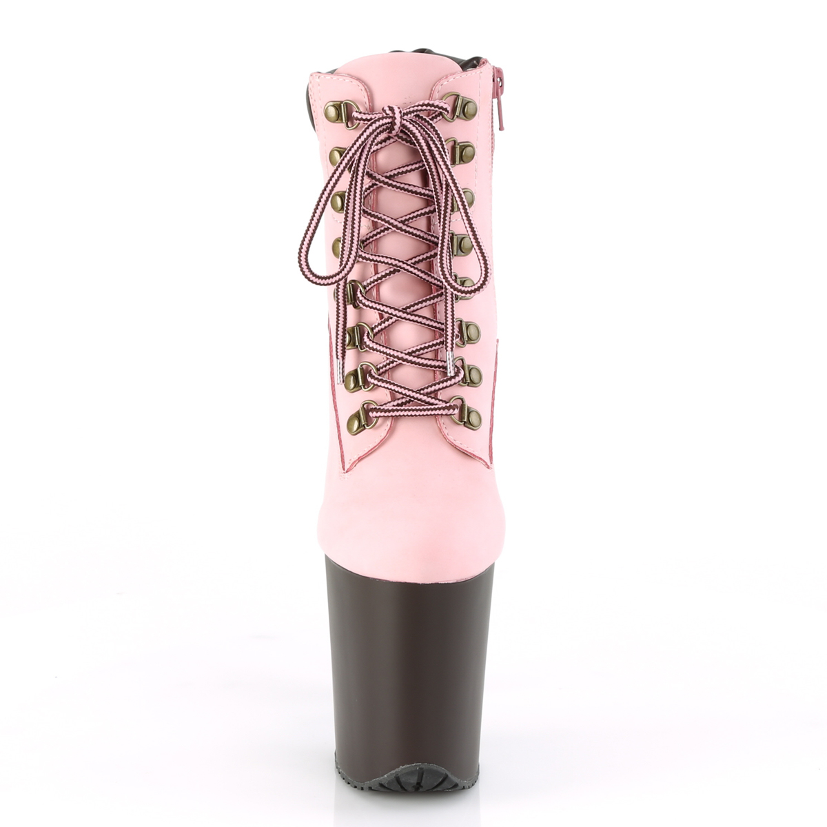 Pleaser Flamingo-800TL-02 BPNB/DB - Pink High-Platform Ankle Boots
