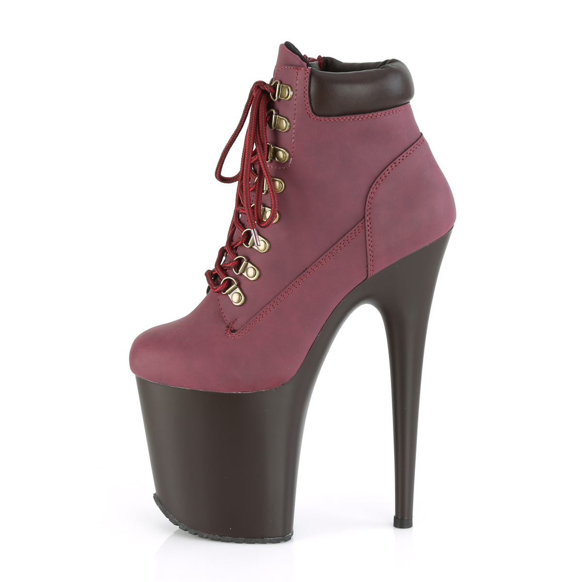 Pleaser Flamingo-800TL-02 BYNB/DB - Violet High-Platform Ankle Boots