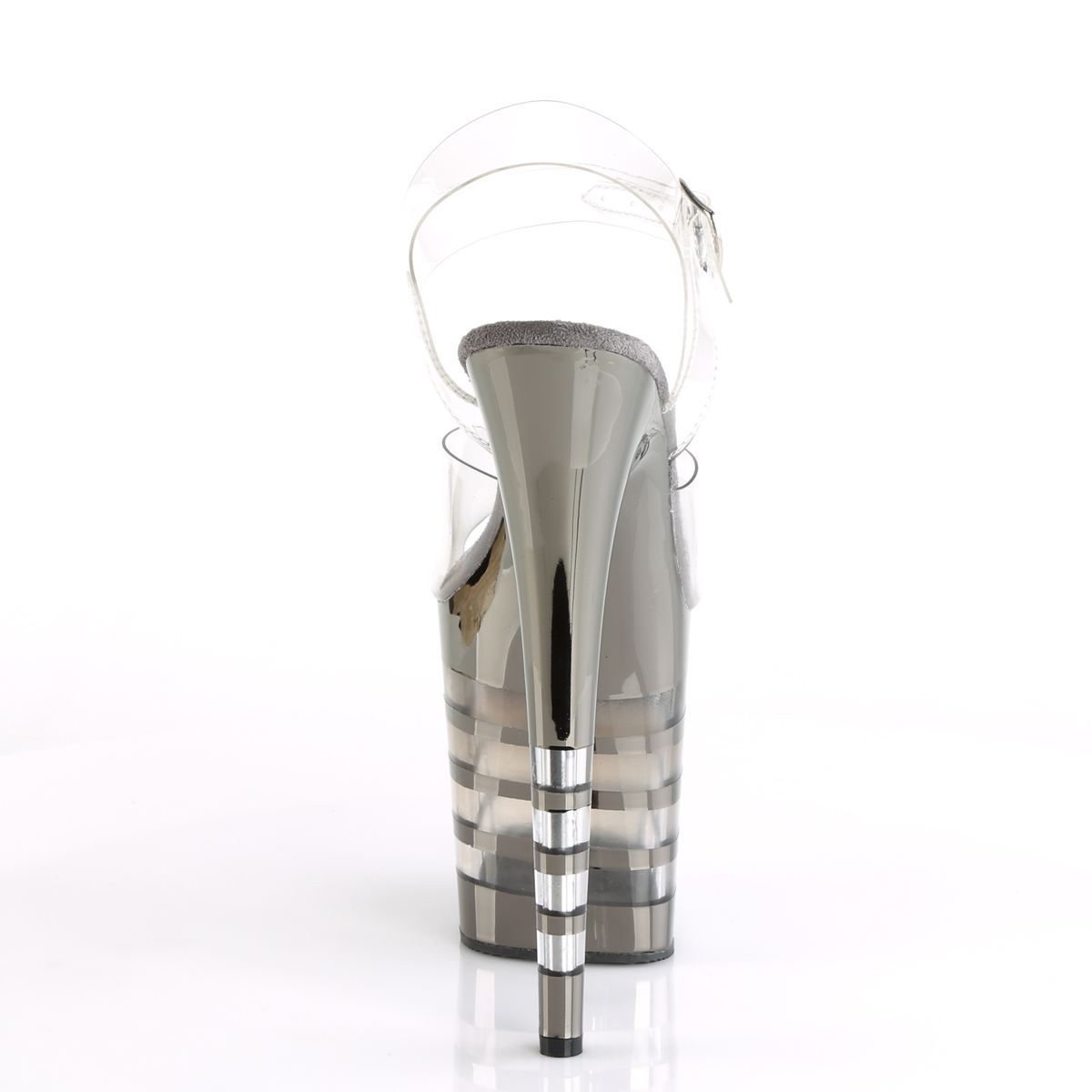Pleaser Flamingo-808CHLN C/PWCH - Clear High-Platform Sandals