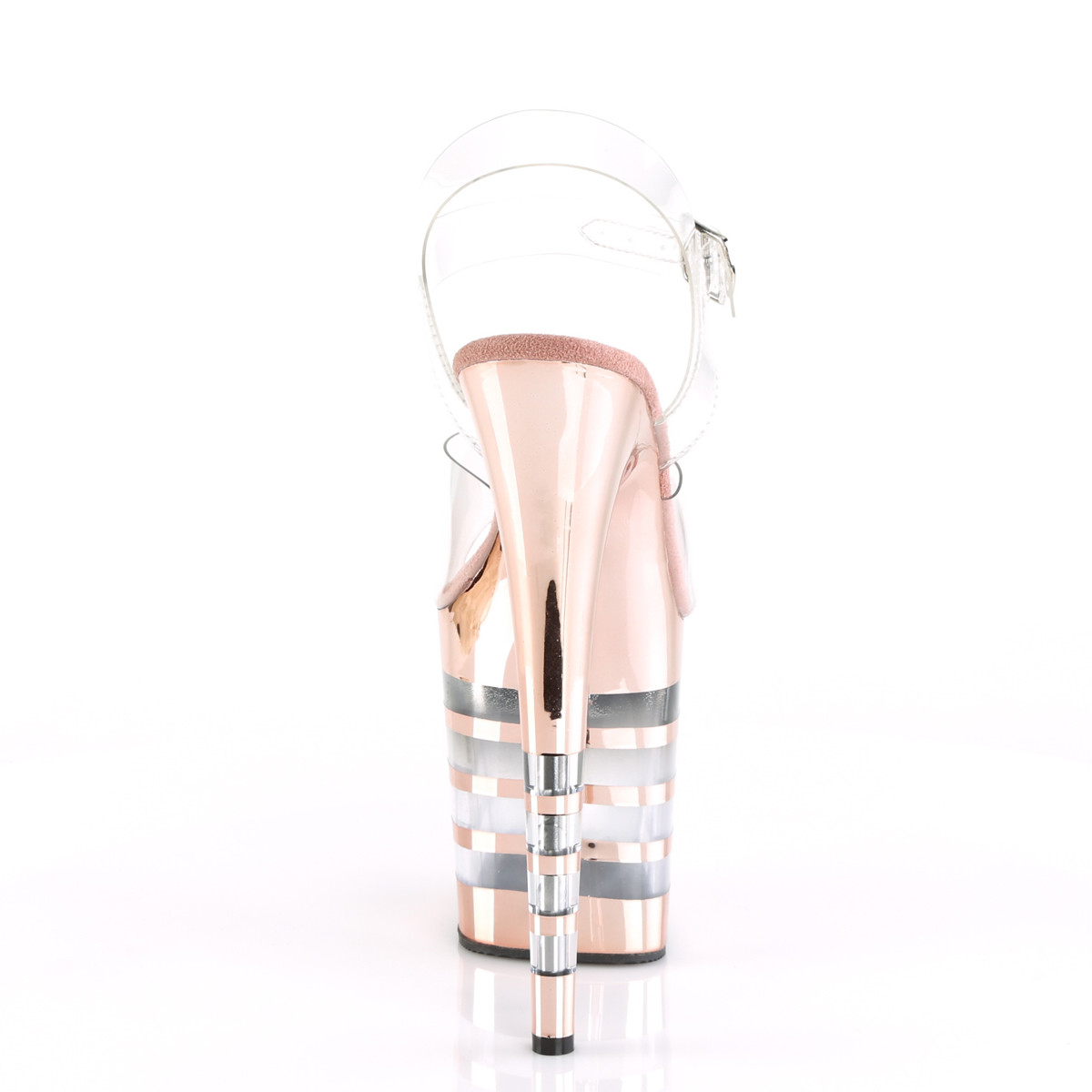 Pleaser Flamingo-808CHLN C/ROGDCH - Clear High-Platform Sandals