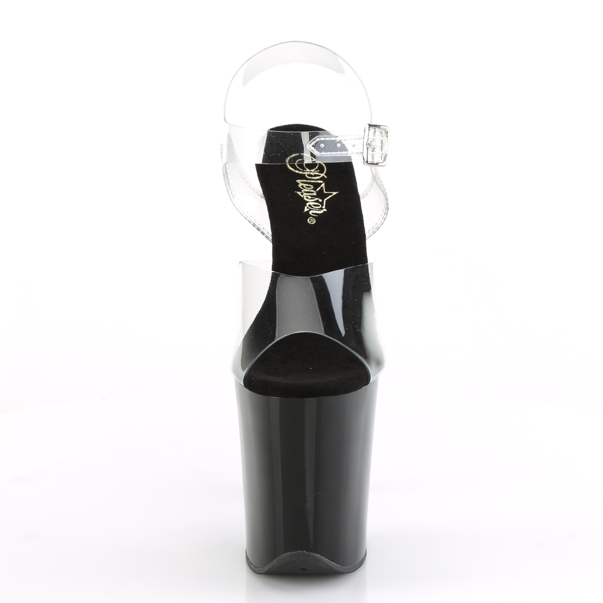 Pleaser Flamingo-808LS C/B - Clear High-Platform Sandals