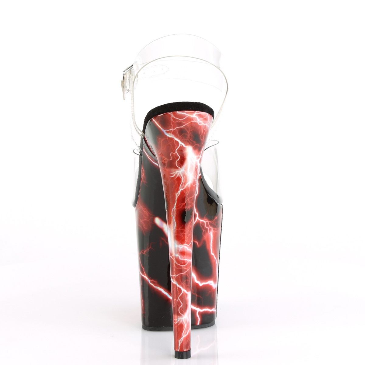 Pleaser Flamingo-808STORM C/RHG - Clear High-Platform Sandals