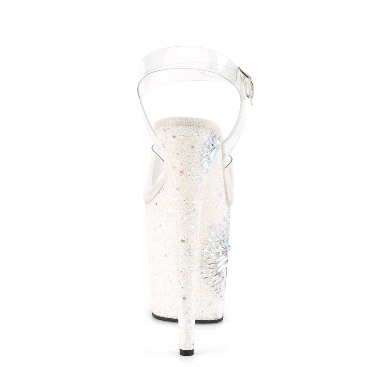 Pleaser Flamingo-808WD C/WGRS - Clear High-Platform Sandals