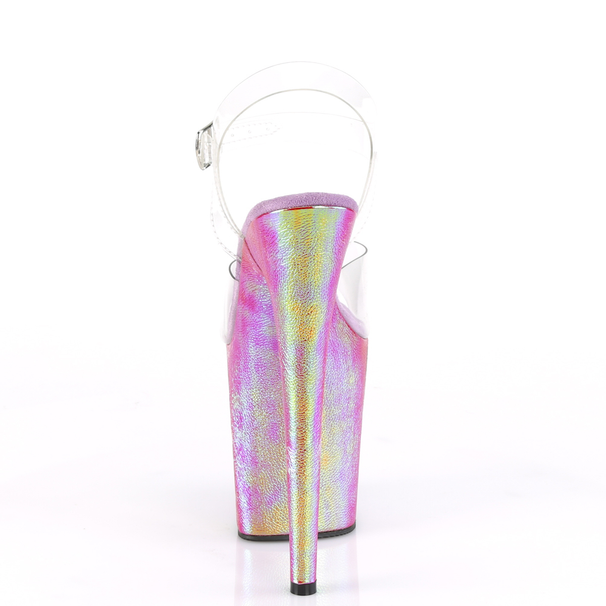 Pleaser Flamingo-808WR C/PPHG - Clear High-Platform Sandals