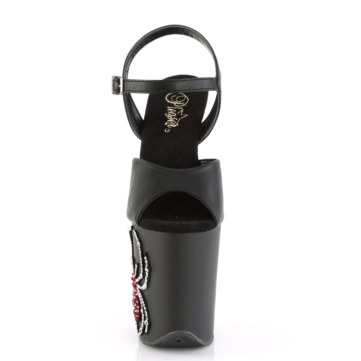 Pleaser Flamingo-809RSSP BPU/M - Black High-Platform Sandals