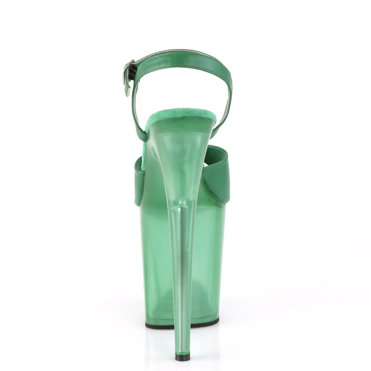 Pleaser Flamingo-809T GRNPU/M - Green High-Platform Sandals