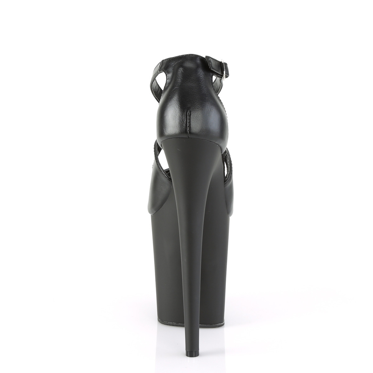 Pleaser Flamingo-821 BPU/M - Black High-Platform Sandals