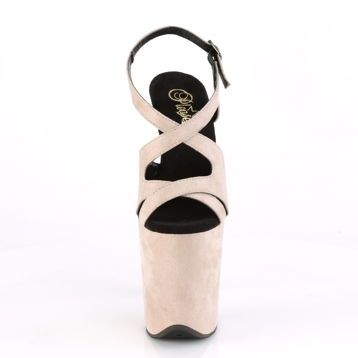 Pleaser Flamingo-831FS BEFS/M - Beige High-Platform Sandals