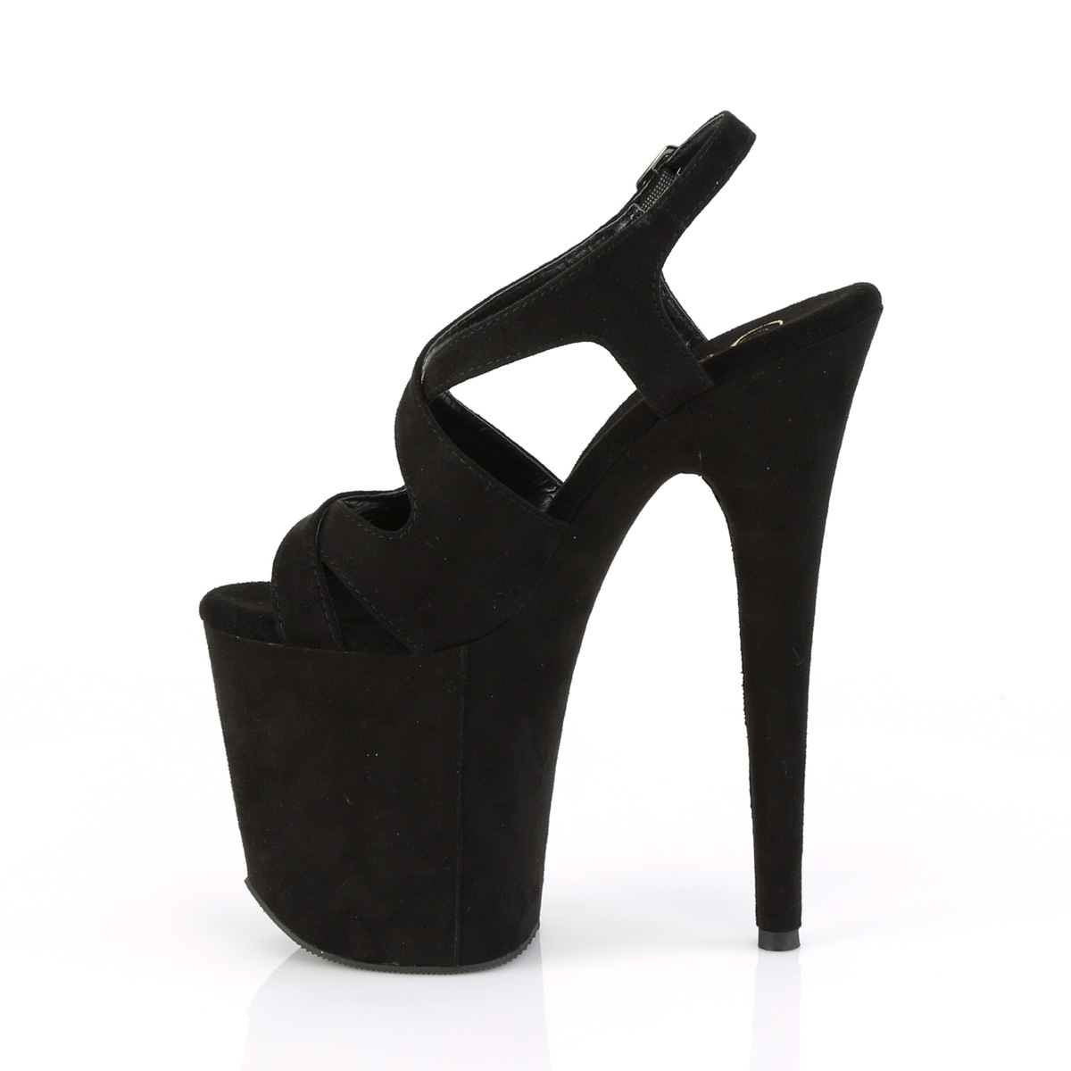 Pleaser Flamingo-831FS BFS/M - Black High-Platform Sandals