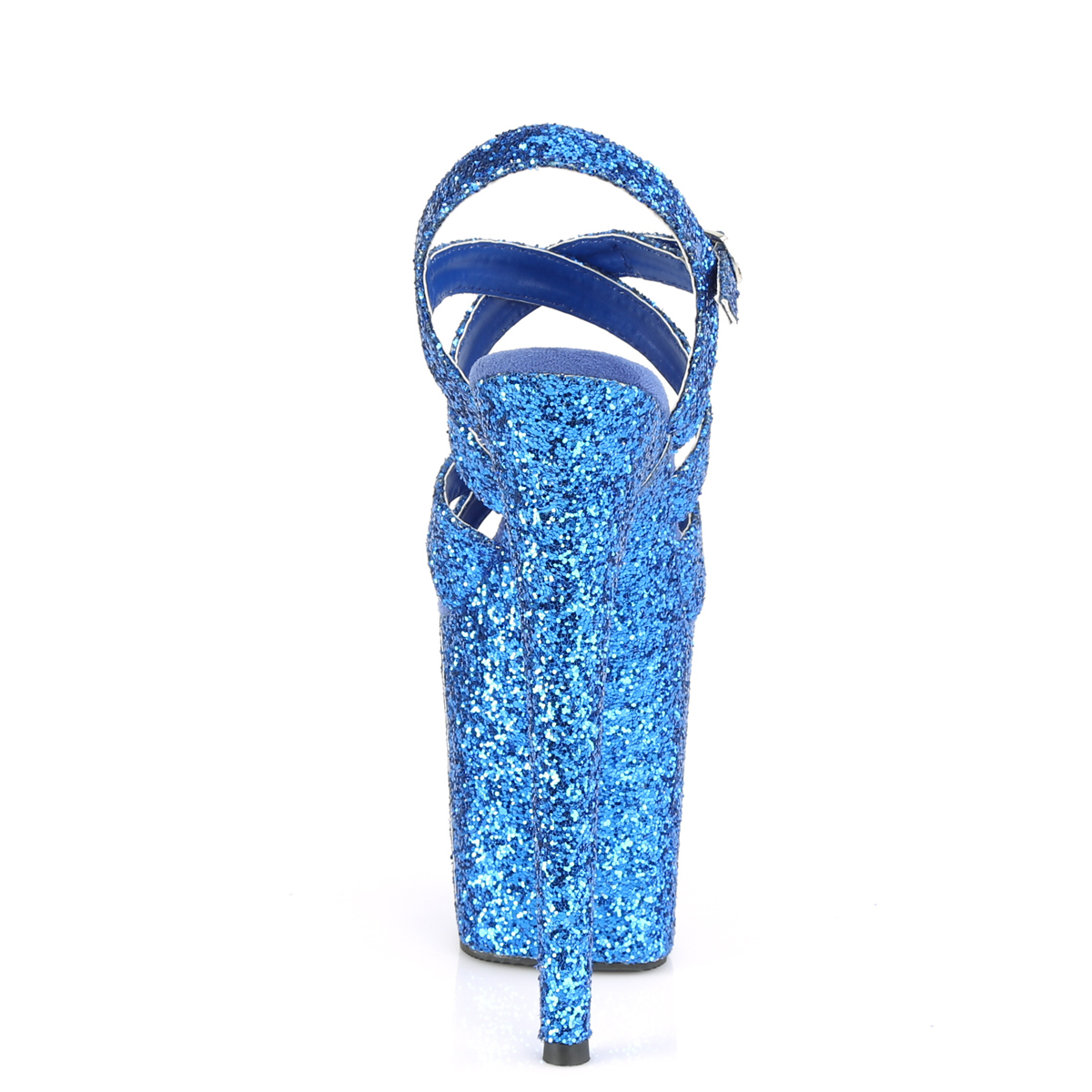 Pleaser Flamingo-897LG RYBLG/M - Blue High-Platform Sandals