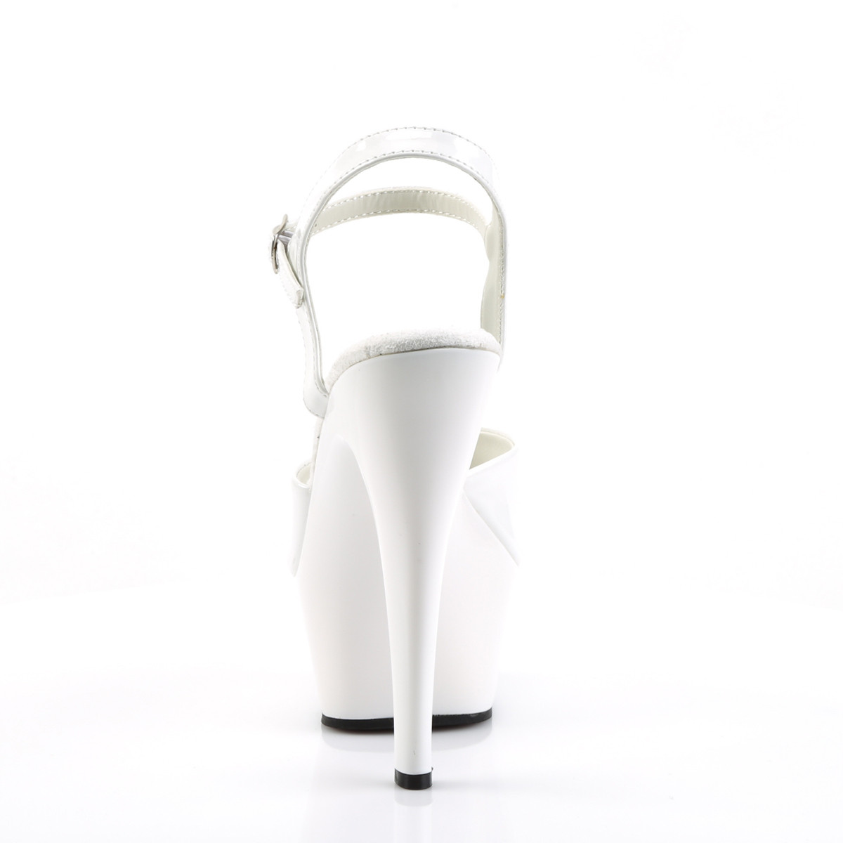 Funtasma Juliet-209 W/M - Shiny White Platform High-Heel Sandals