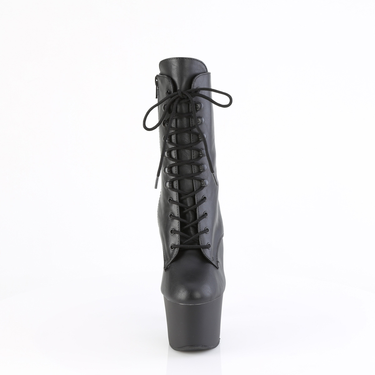 Pleaser Knucks-1020 BPU/M - Black High-Platform Ankle Boots