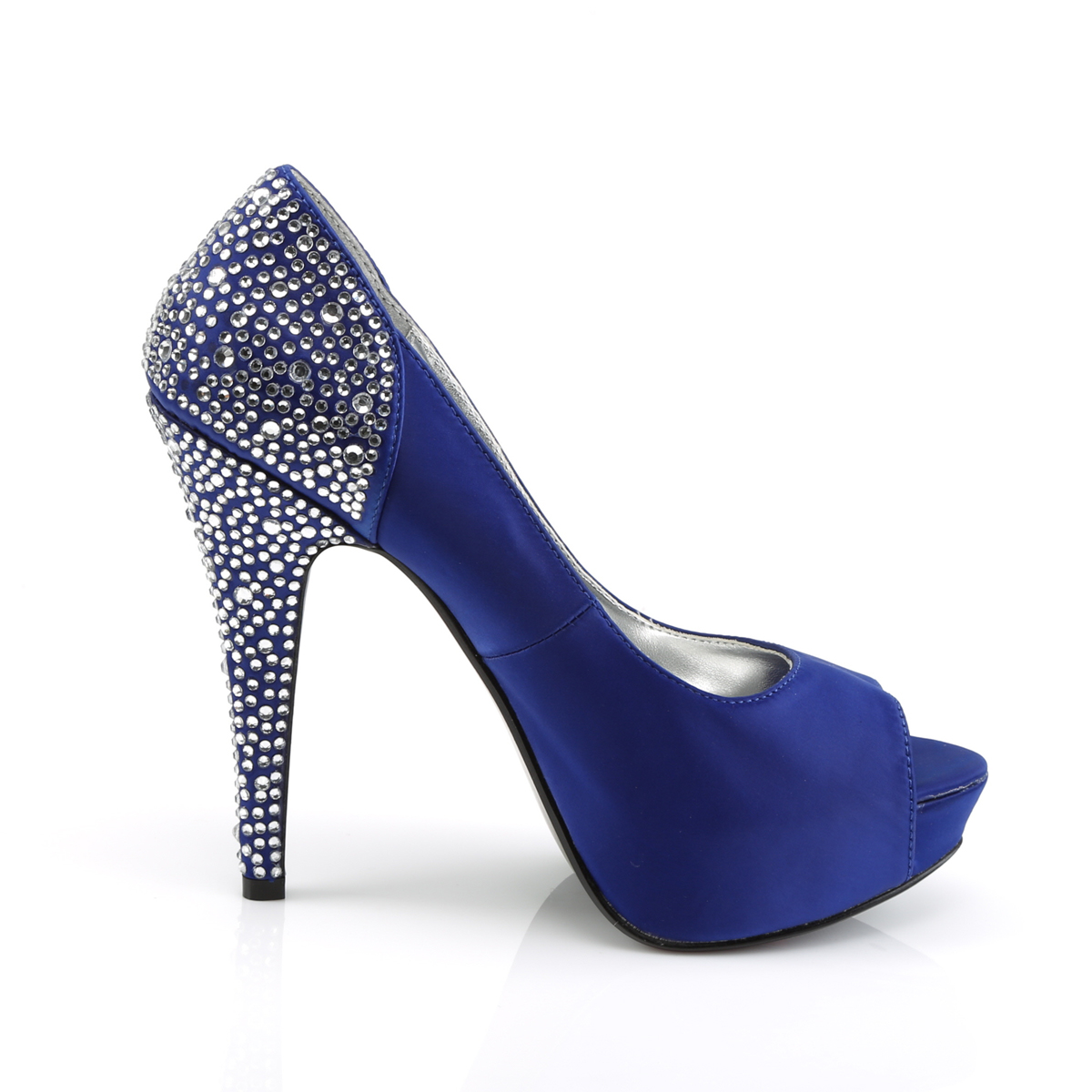 Fabulicious Lolita-08 RYBLSA - Blue High-Heel Peep Toe Heels