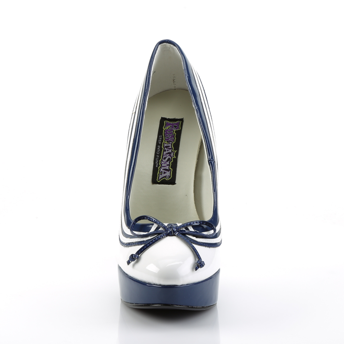 Funtasma Lolita-13 W-NB - Shiny White High-Heel Heels