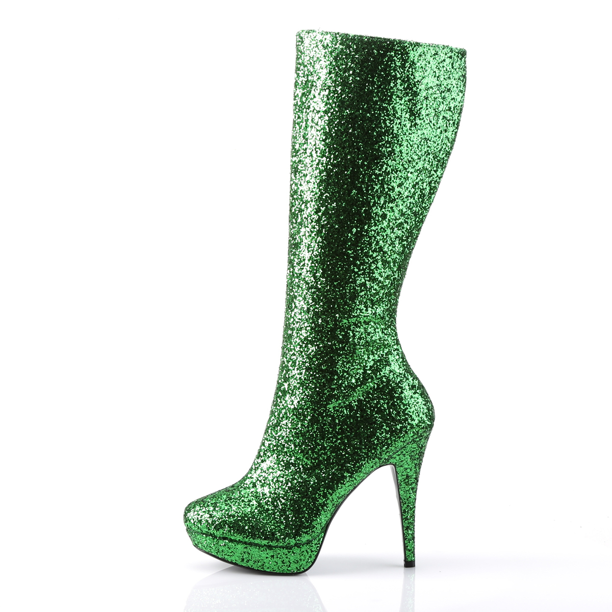 Funtasma Lolita-300G GN - Green High-Heel Knee High Boots