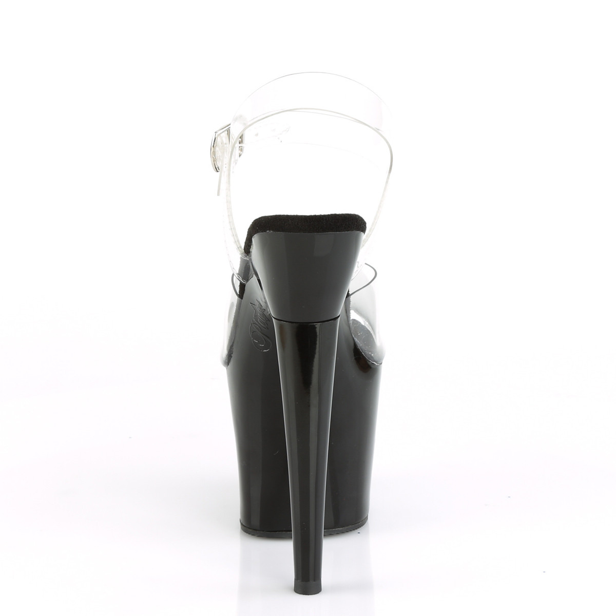 Pleaser Lovethorn-708 C/B - Clear High-Platform Sandals