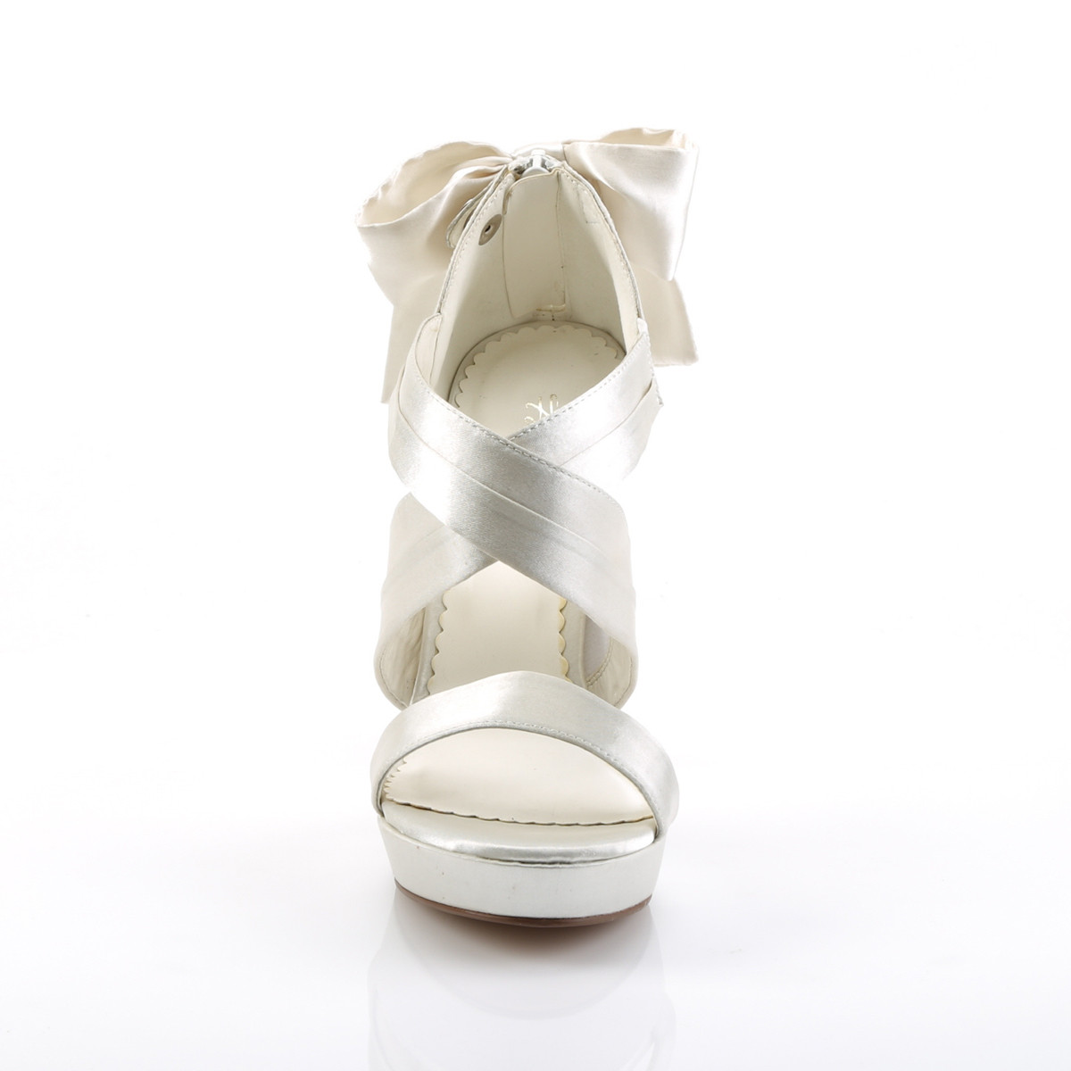 Fabulicious Lumina-29 IVSA - White Heeled Sandals