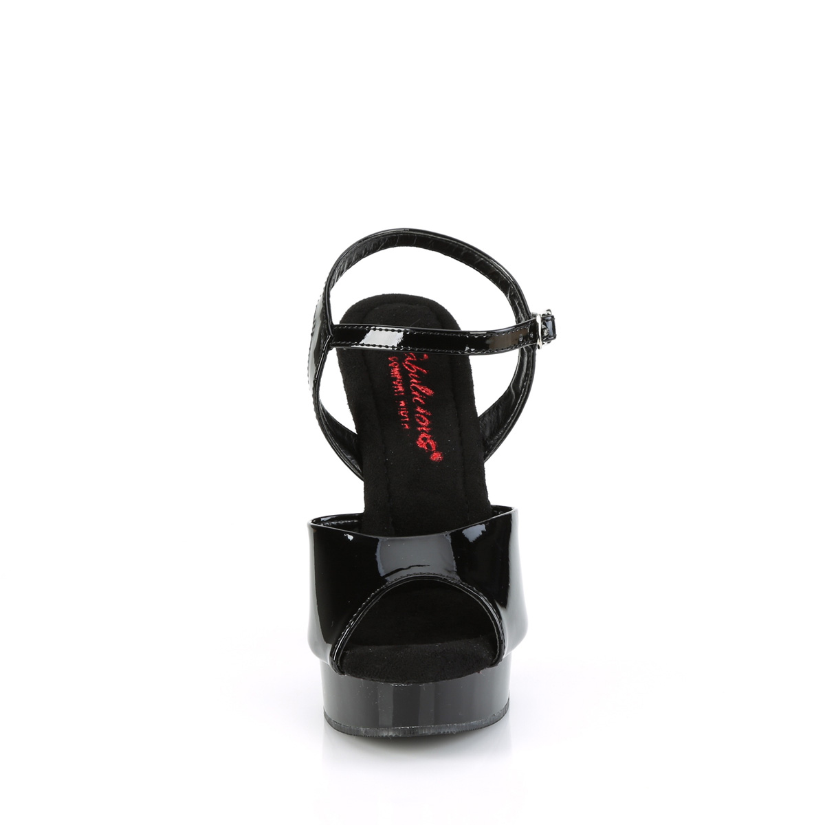 Fabulicious Majesty-509 B/M - Black High-Heel Sandals