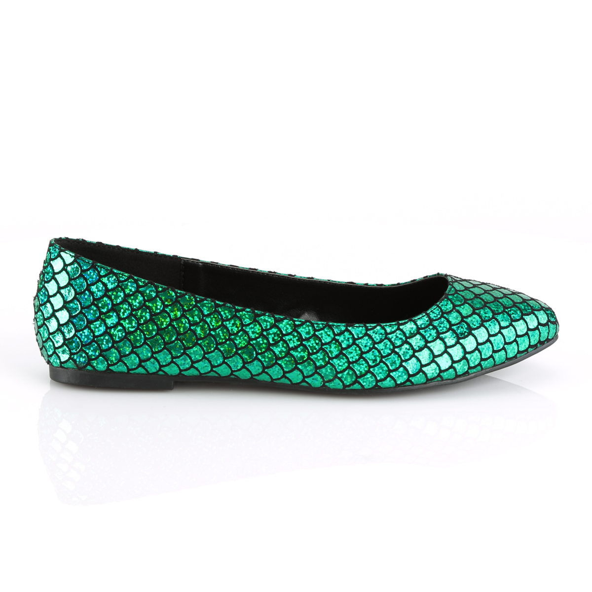 Funtasma Mermaid-21 GNHGPU - Green Ballet Flats