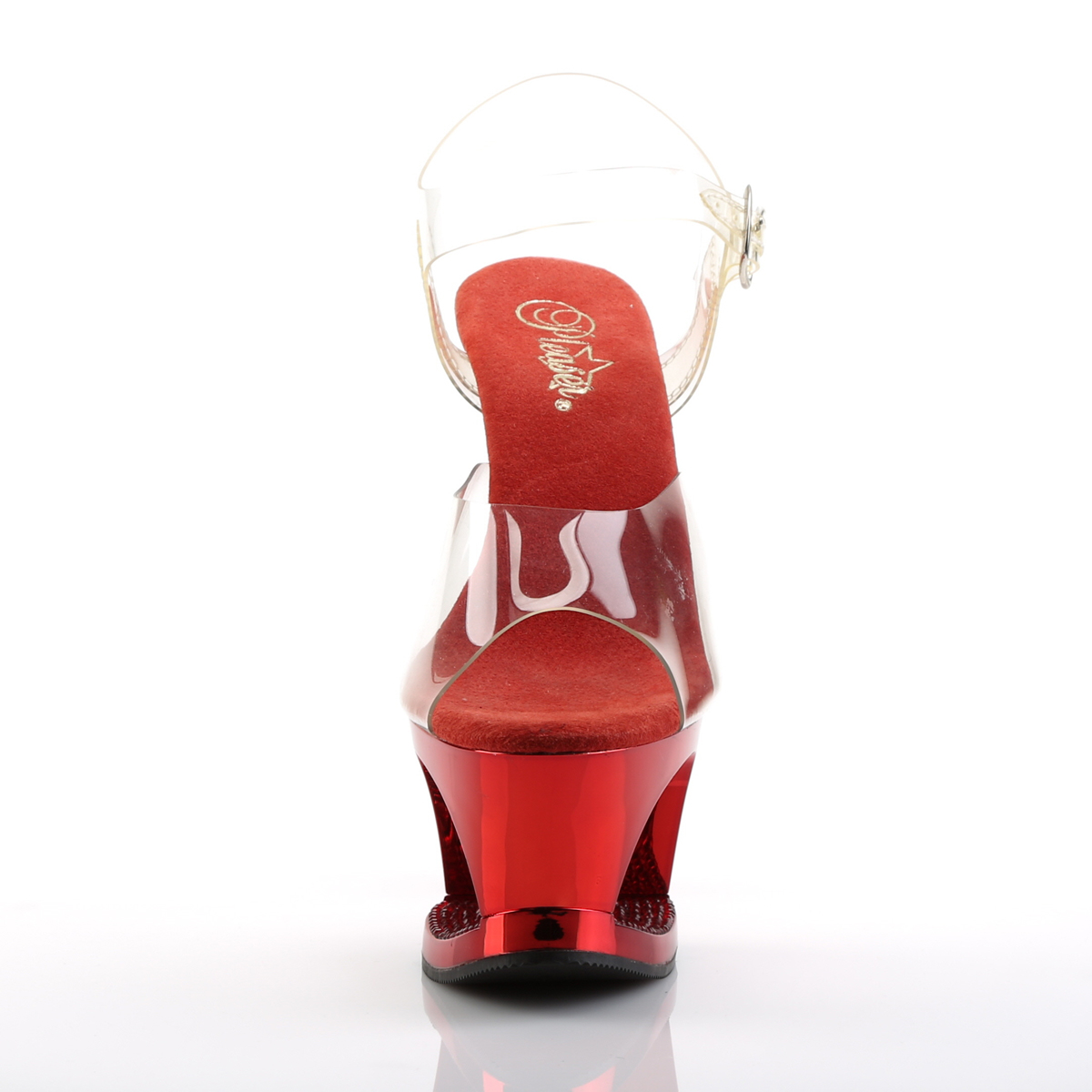 Pleaser Moon-708DMCH C/R - Clear High-Platform Sandals