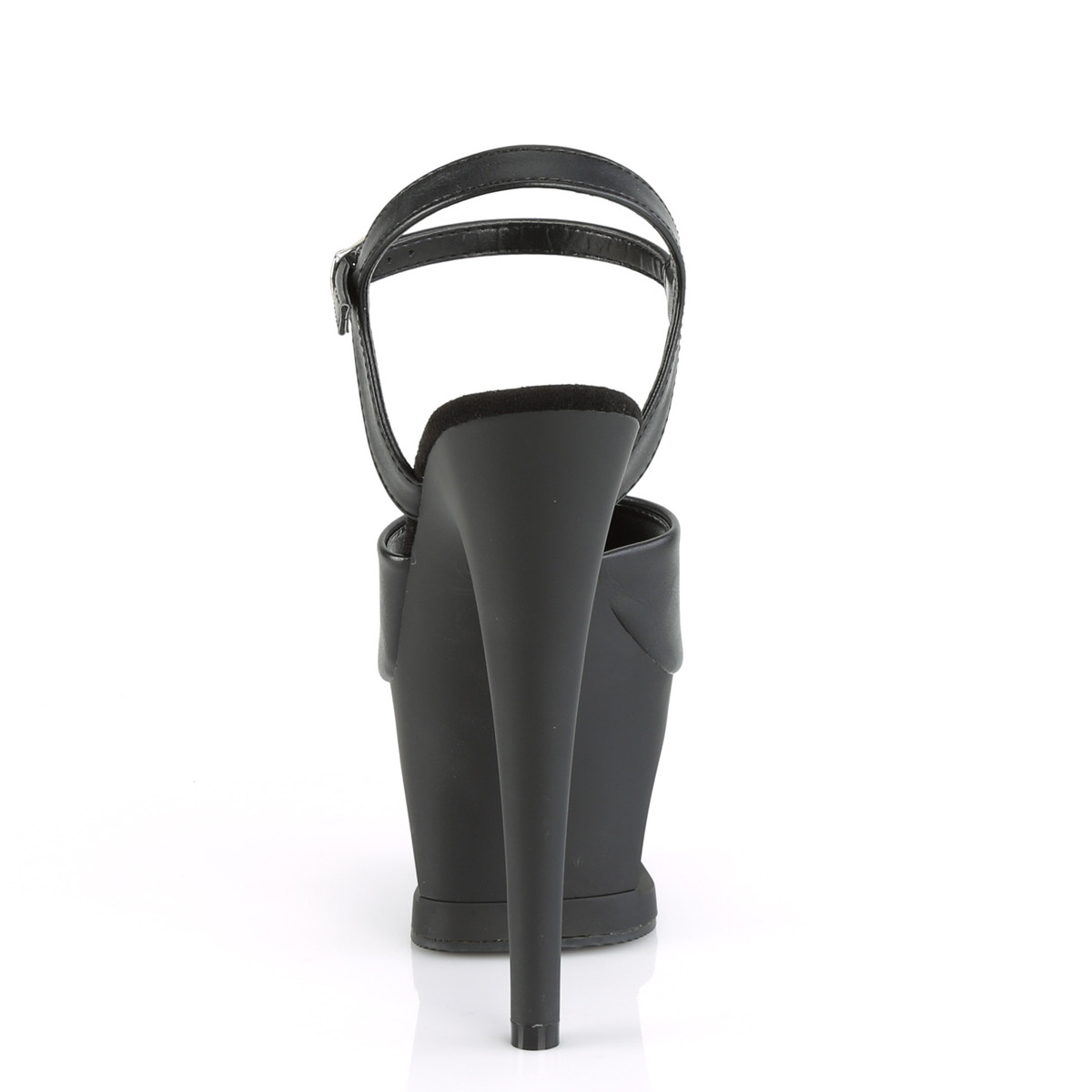 Pleaser Moon-709 BPU/M - Black High-Platform Sandals