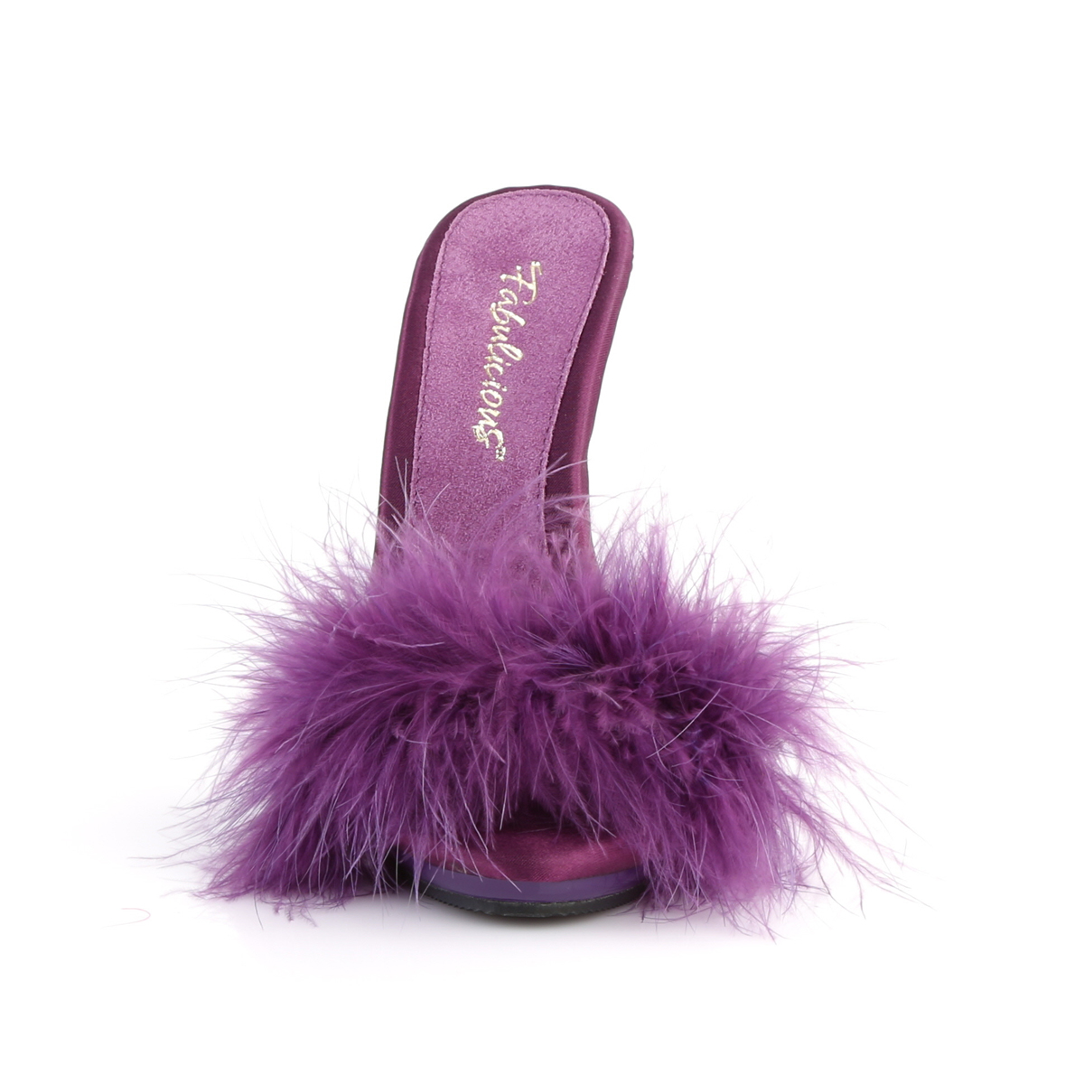 Fabulicious Poise-501F PPSA/M - Violet High-Heel Single Sole Slides