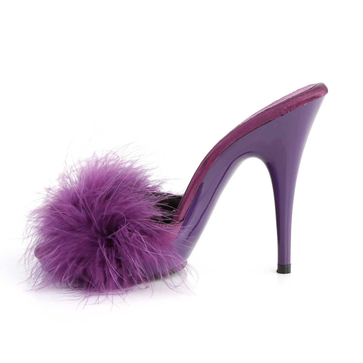 Fabulicious Poise-501F PPSA/M - Violet High-Heel Single Sole Slides