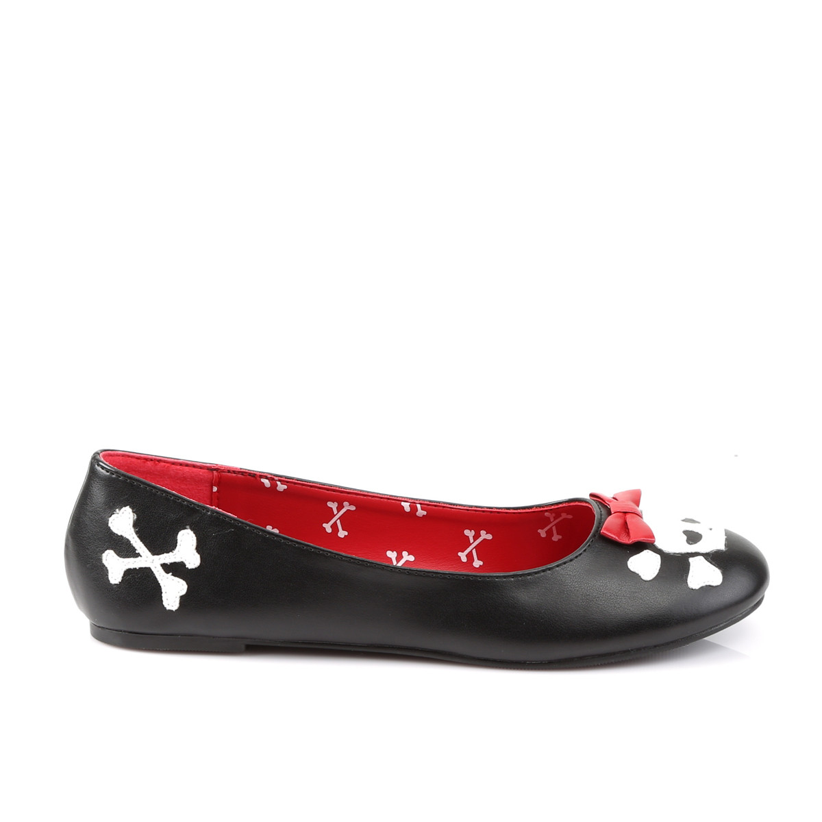 Funtasma Punk-14 B/PU - Black Ballet Flats