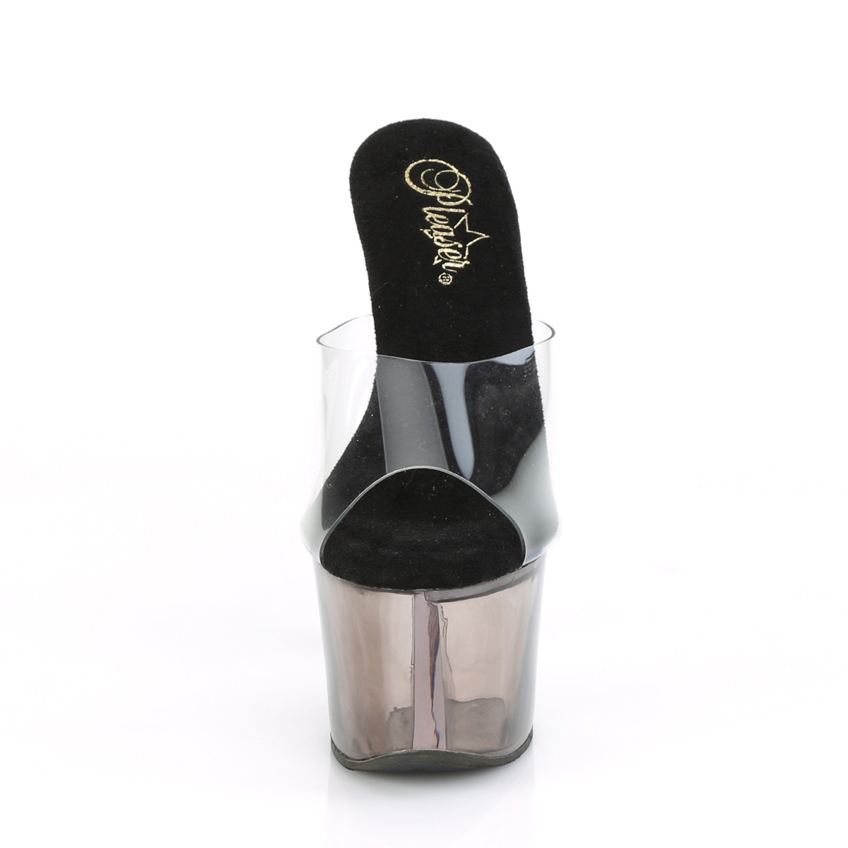 Pleaser Sky-301T C/SMK - Clear High-Platform Sandals