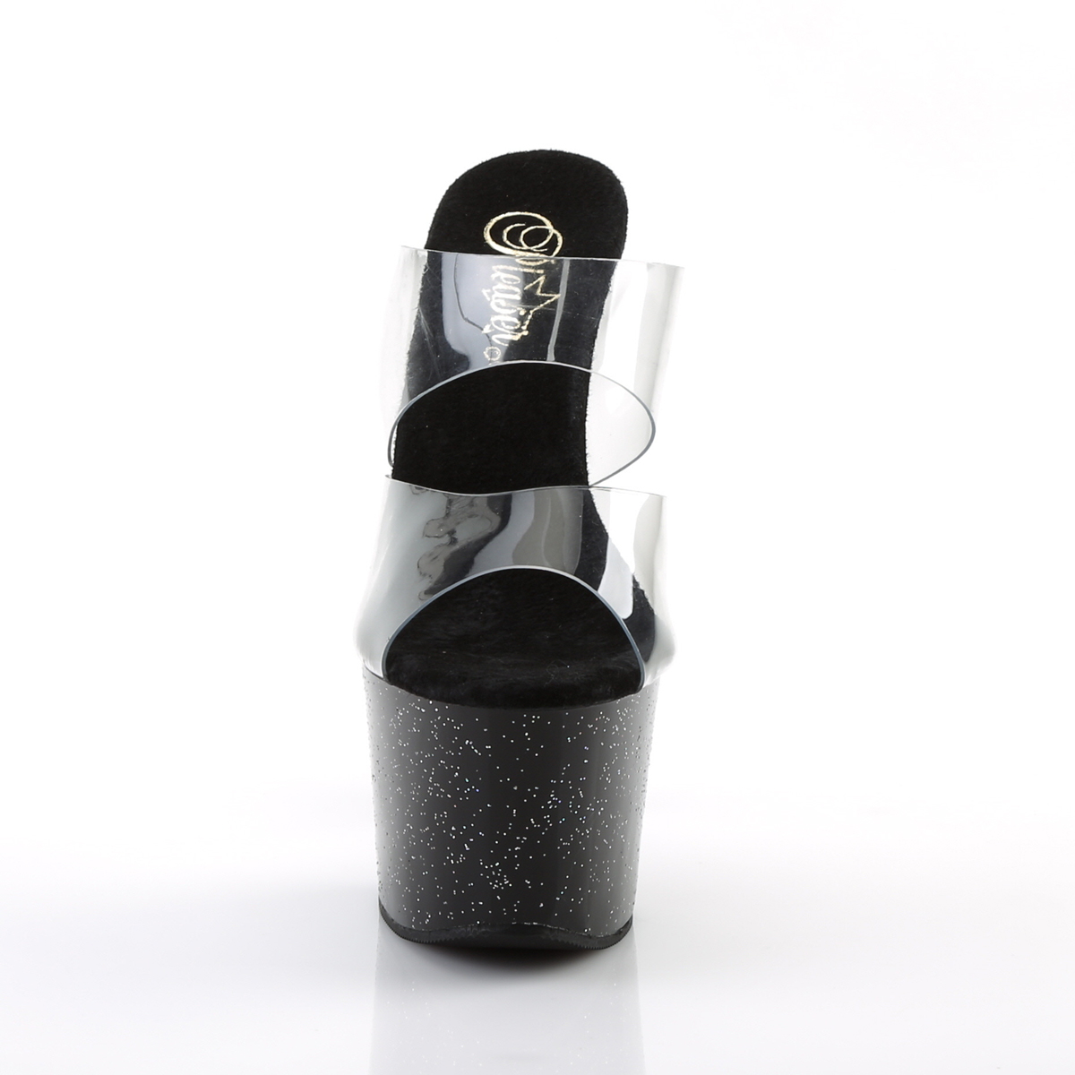 Pleaser Sky-302MG C/B - Clear High-Platform Sandals