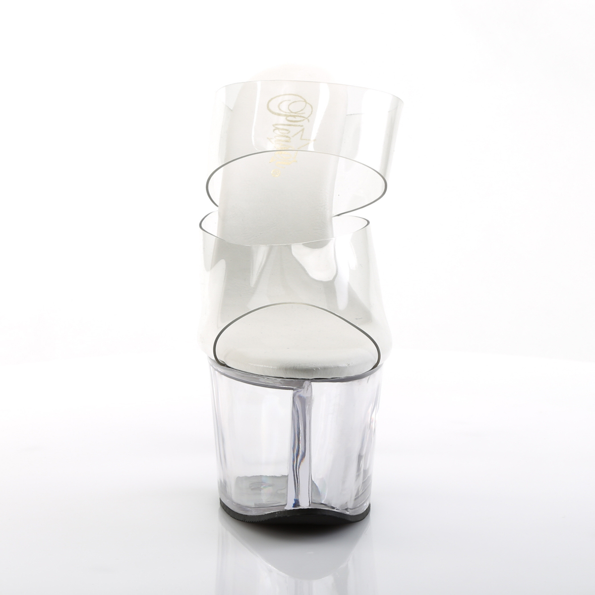 Pleaser Sky-302VL C/M - Clear High-Platform Sandals
