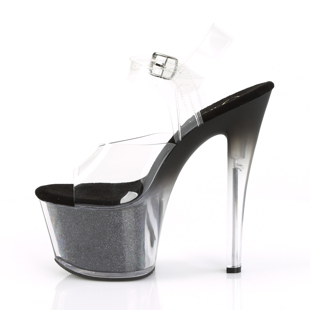 Pleaser Sky-308G-T C/BGI - Clear High-Platform Sandals