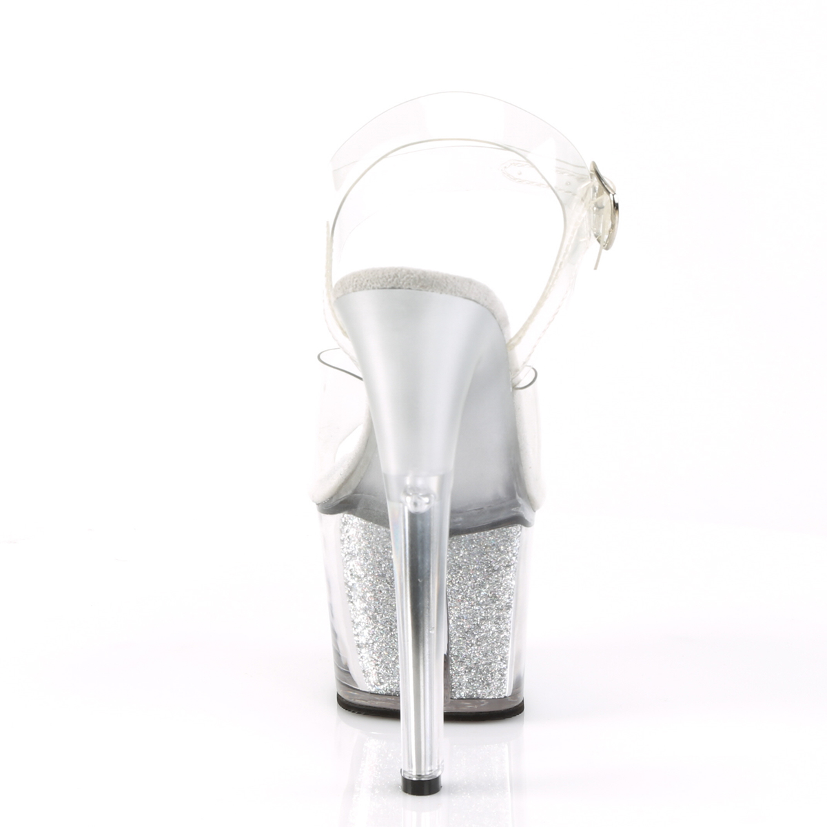 Pleaser Sky-308G-T C/SGI - Clear High-Platform Sandals