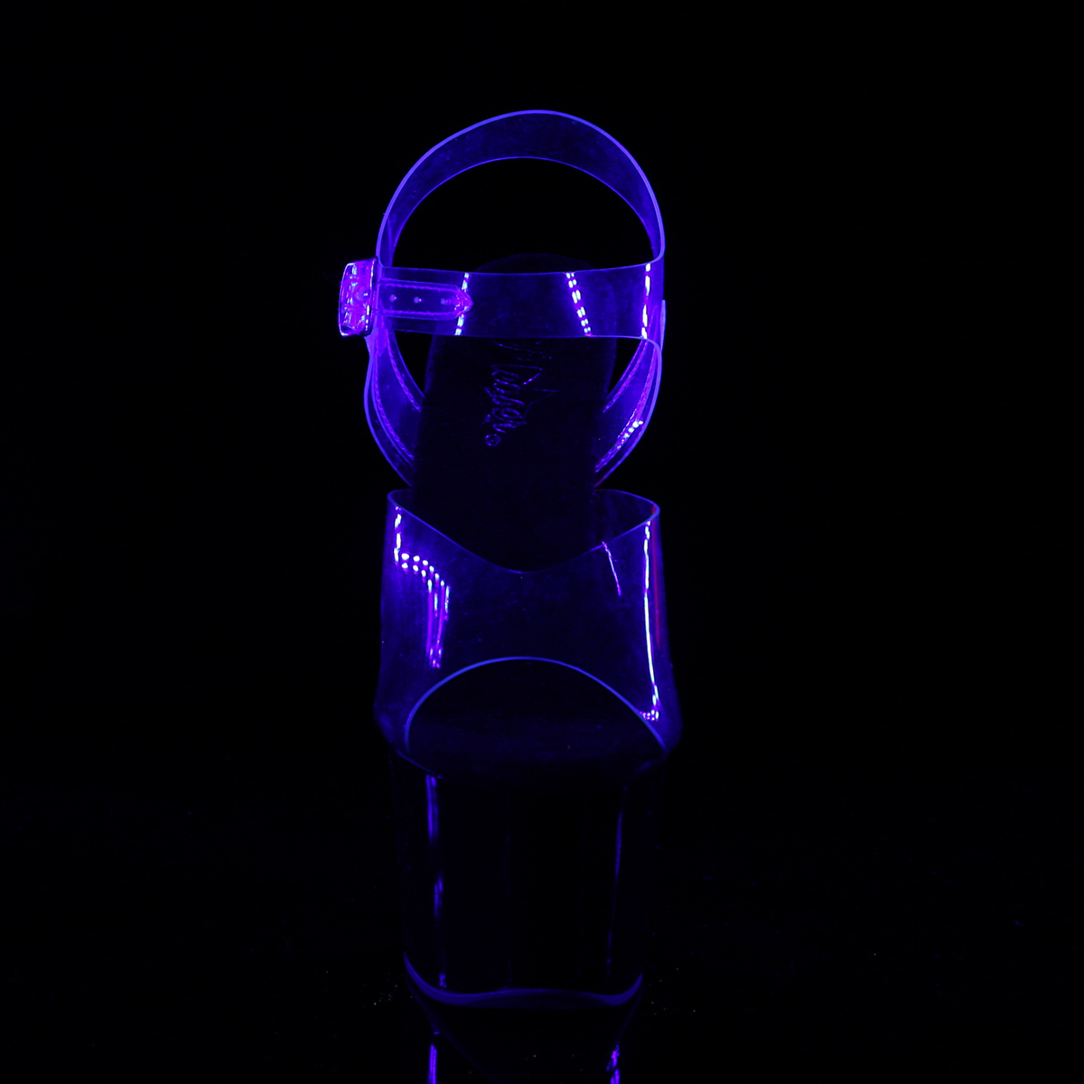 Pleaser Sky-308TT C/B-NPN - Clear High-Platform Sandals