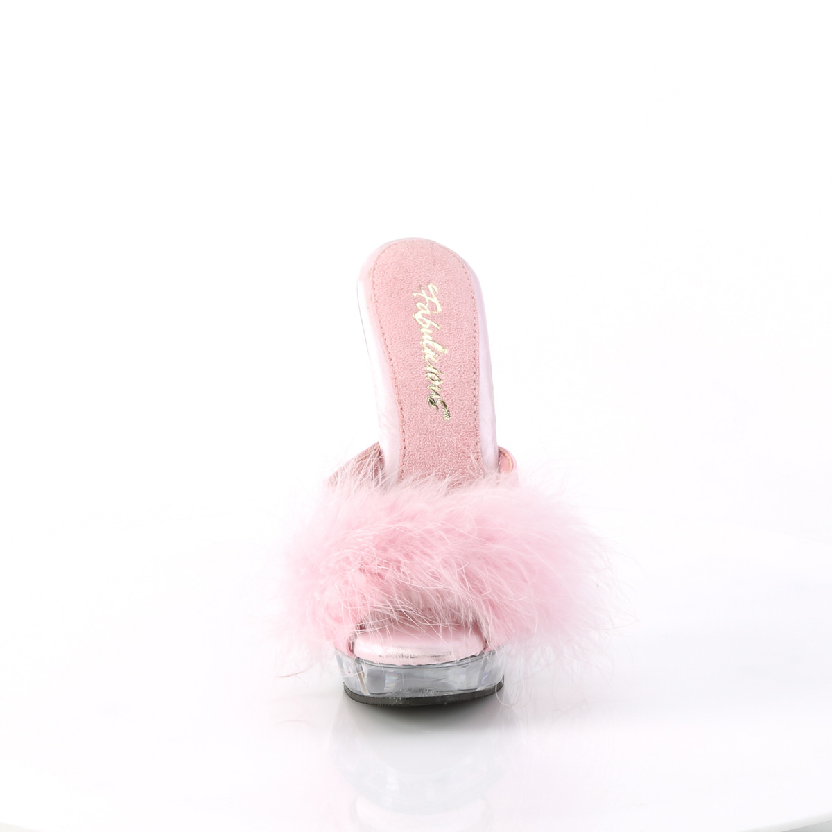 Fabulicious Sultry-601F BPPU - Pink High-Heel Slides