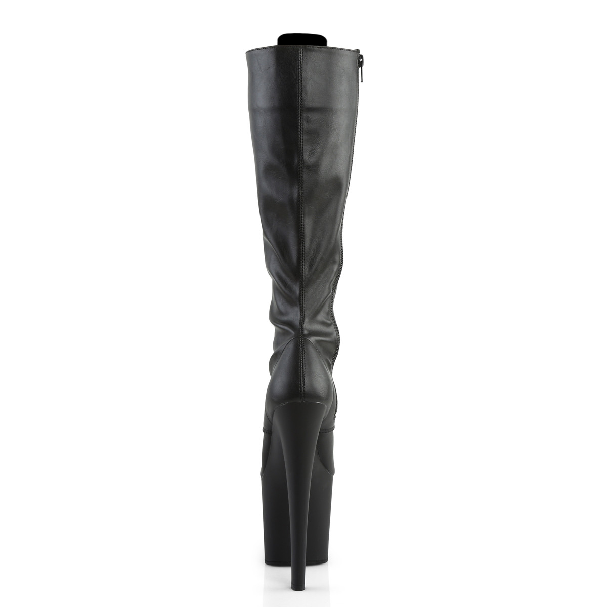 Pleaser Taboo-2023 BPU/M - Black High-Platform Knee High Boots