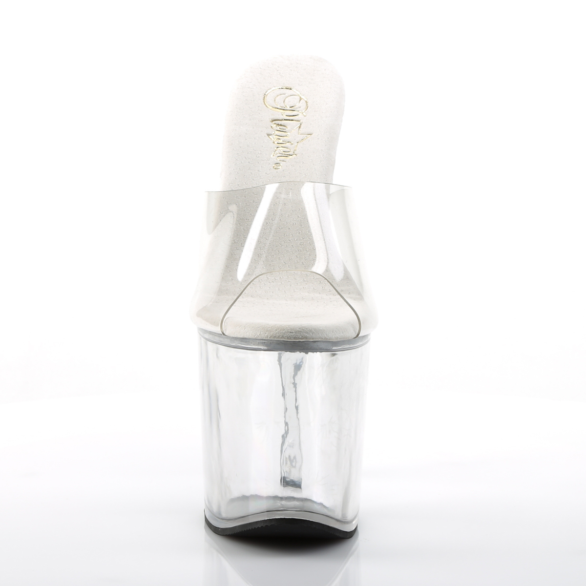 Pleaser Taboo-701 C/M - Clear High-Platform Sandals