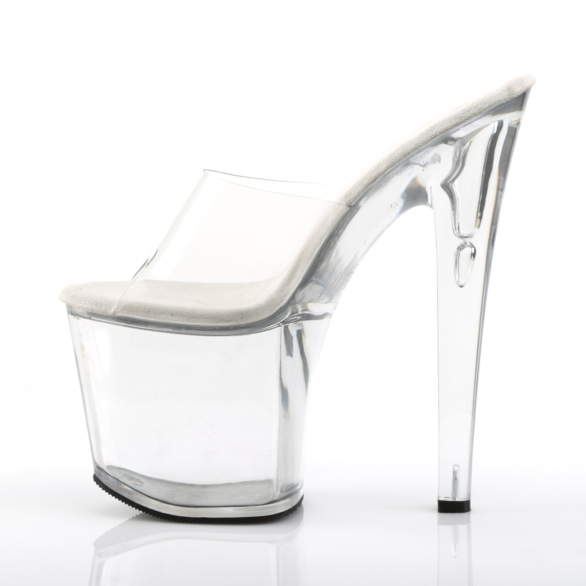 Pleaser Taboo-701 C/M - Clear High-Platform Sandals