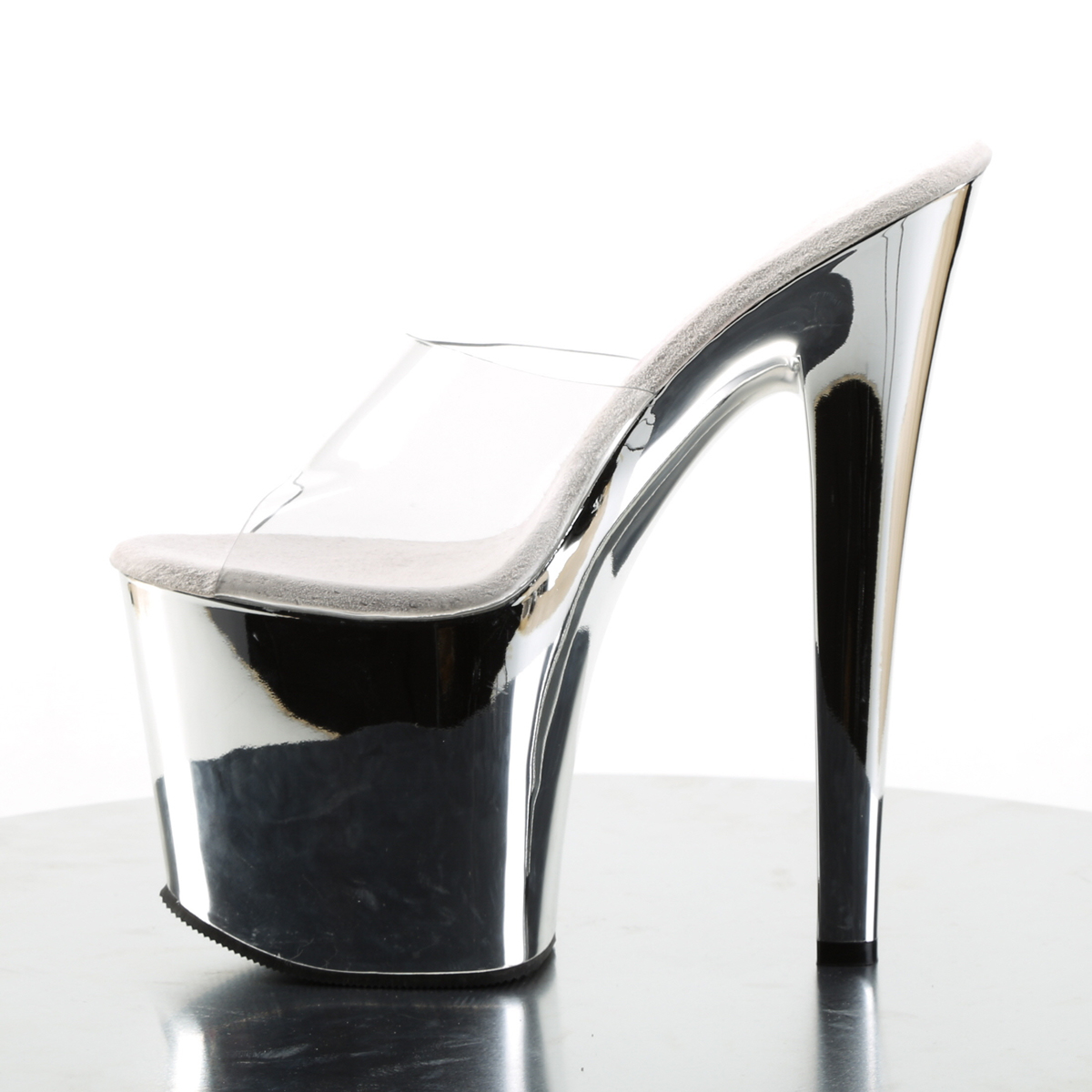 Pleaser Taboo-701 C/SCH - Clear High-Platform Sandals