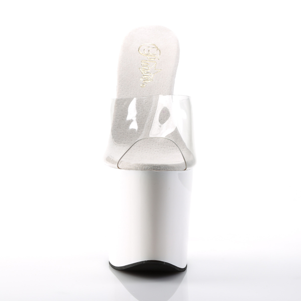 Pleaser Taboo-701 C/W - Clear High-Platform Sandals