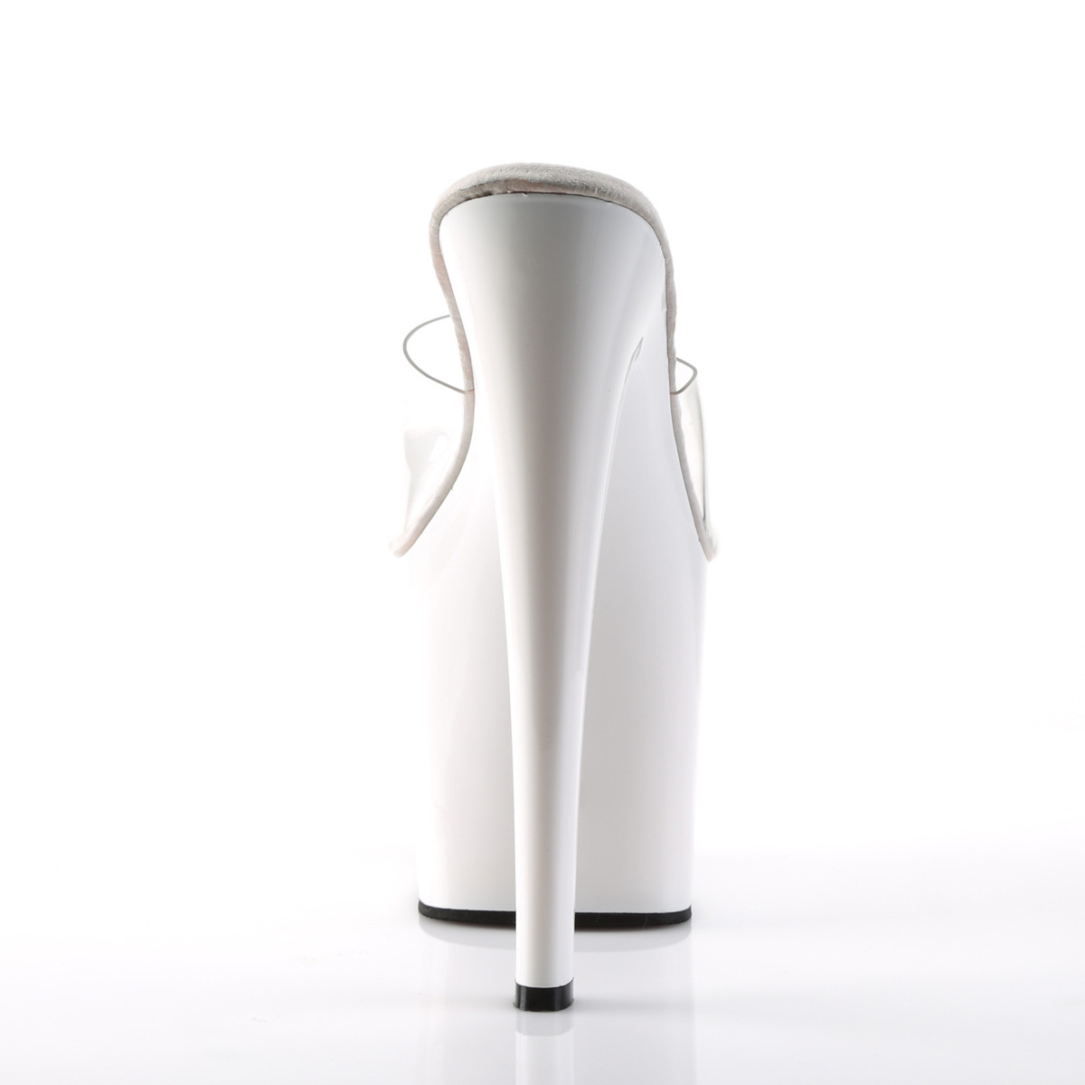 Pleaser Taboo-701 C/W - Clear High-Platform Sandals