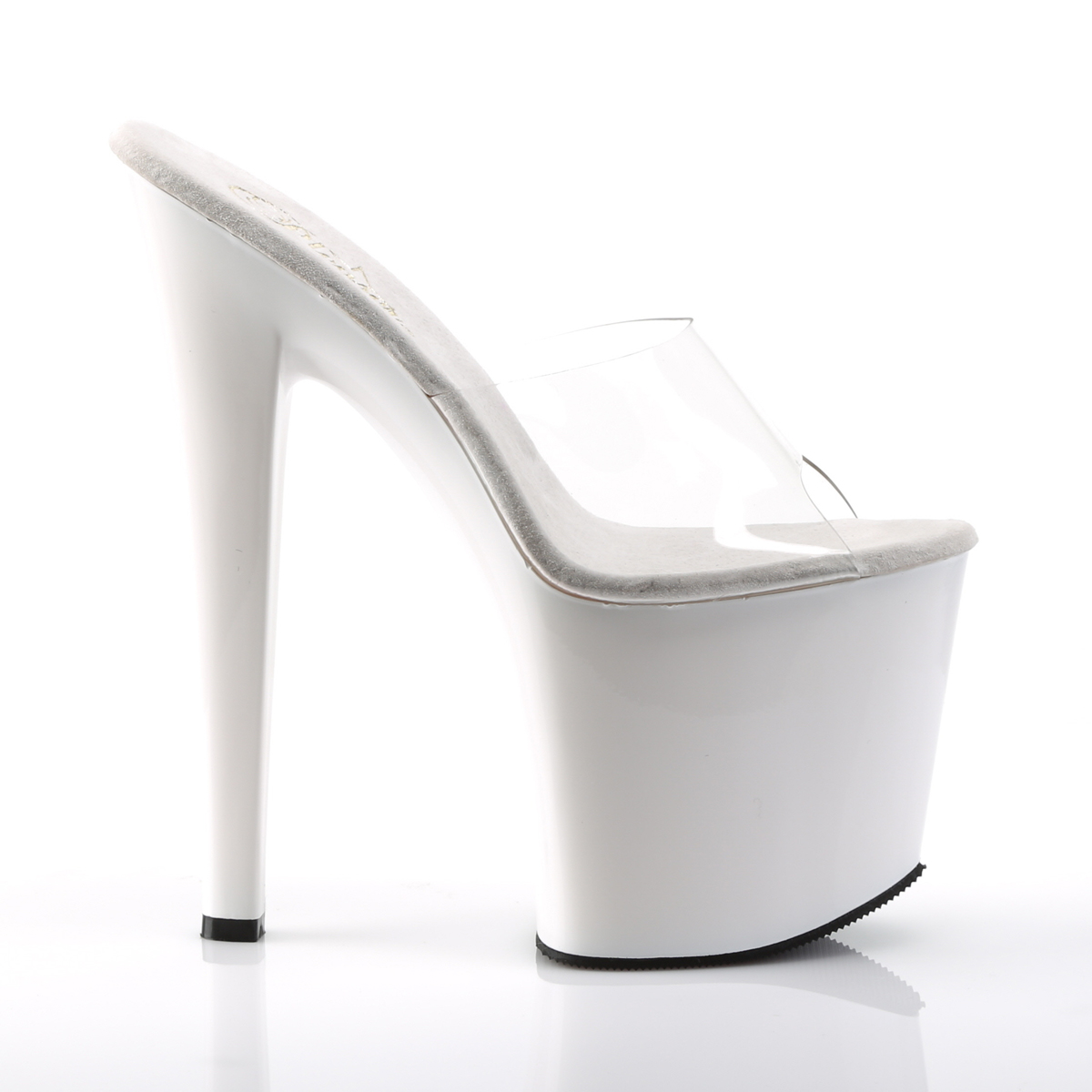 Pleaser Taboo-701 C/W - Clear High-Platform Sandals