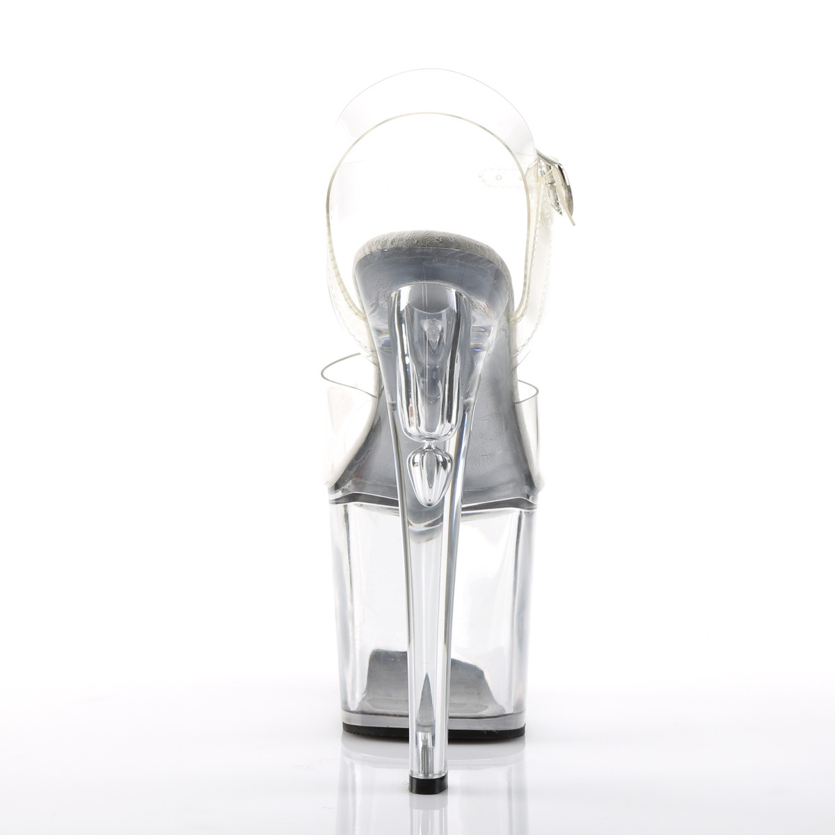 Pleaser Taboo-708 C/M - Clear High-Platform Sandals