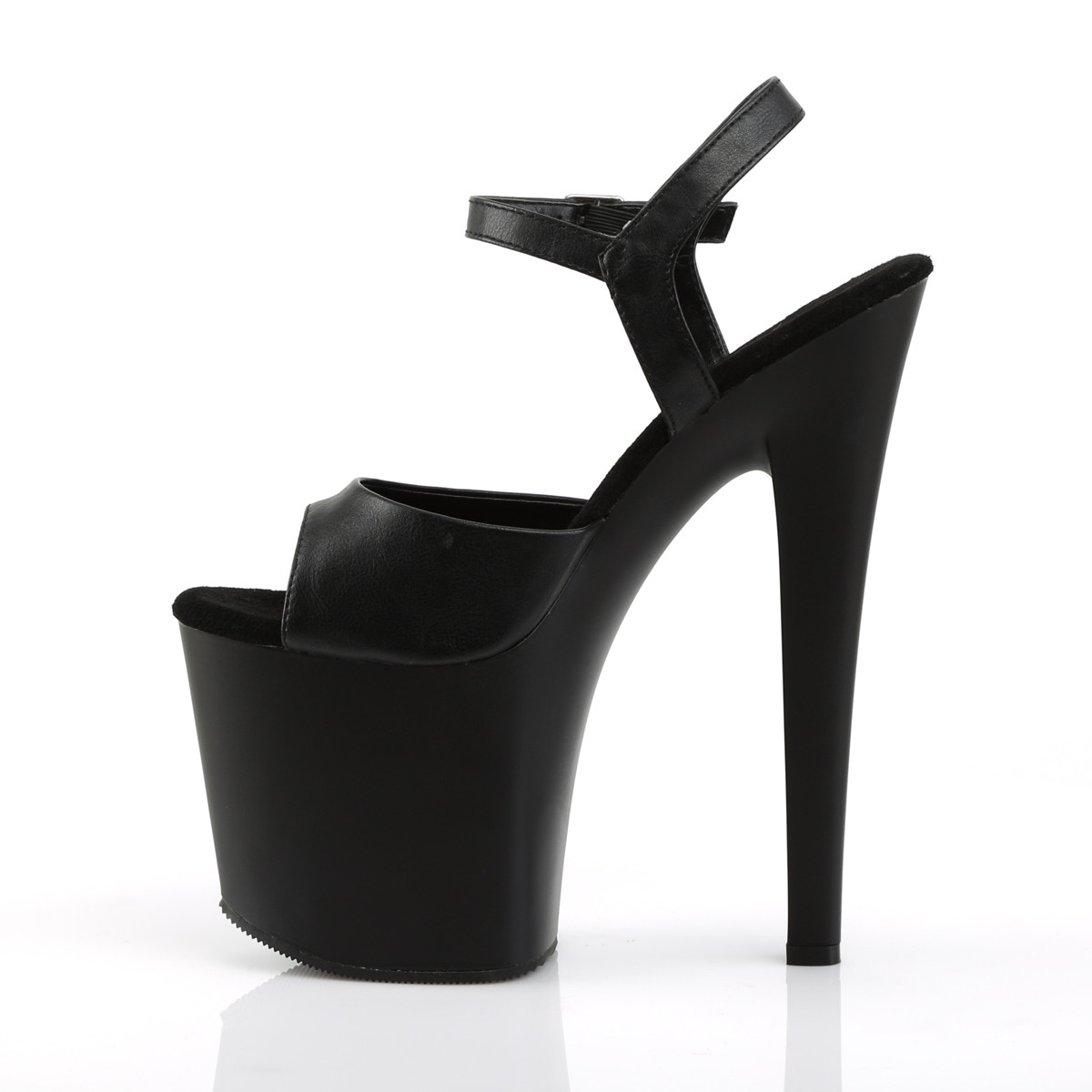 Pleaser Taboo-709 BPU/M - Black High-Platform Sandals