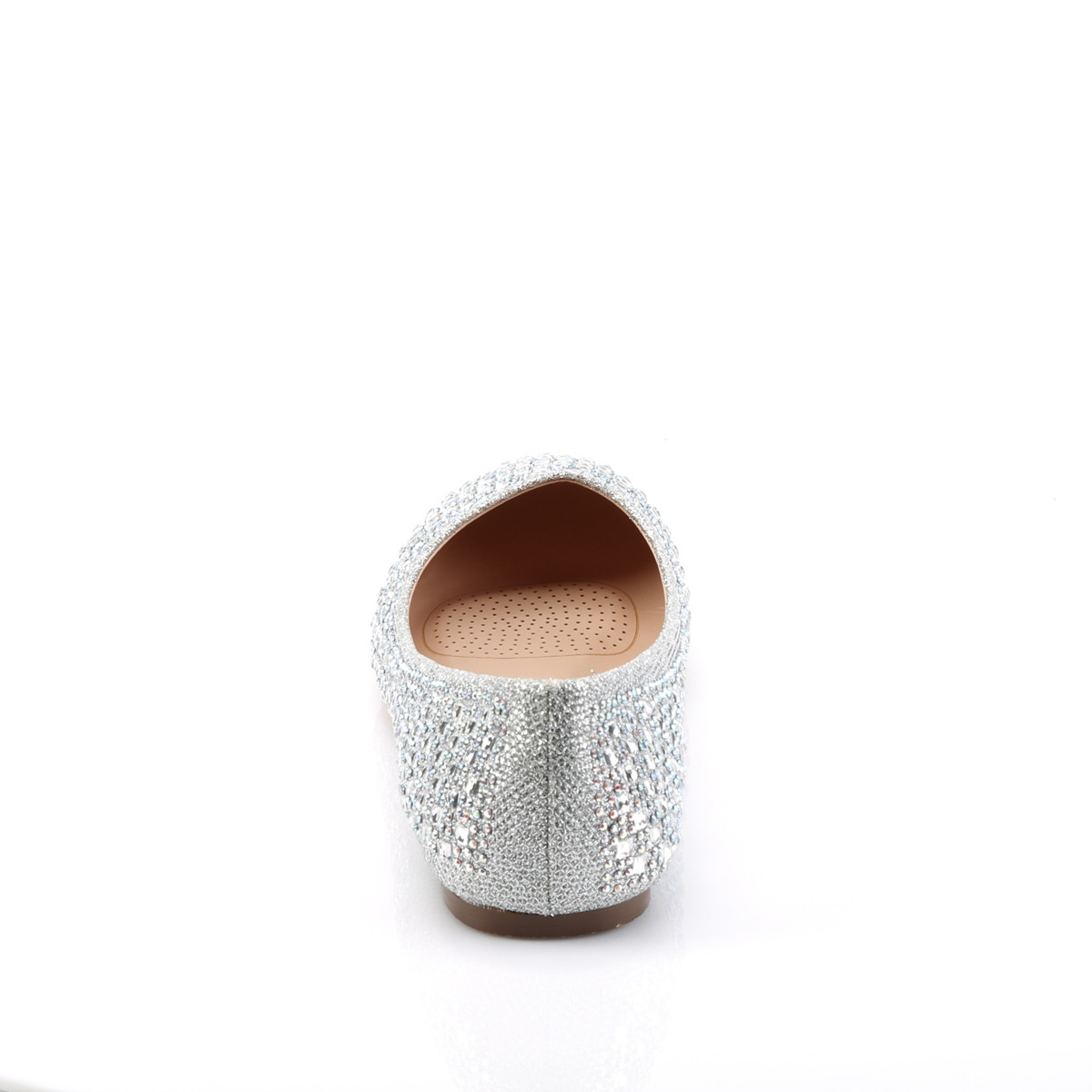 Fabulicious Treat-06 SGFA - Silver Ballet Flats